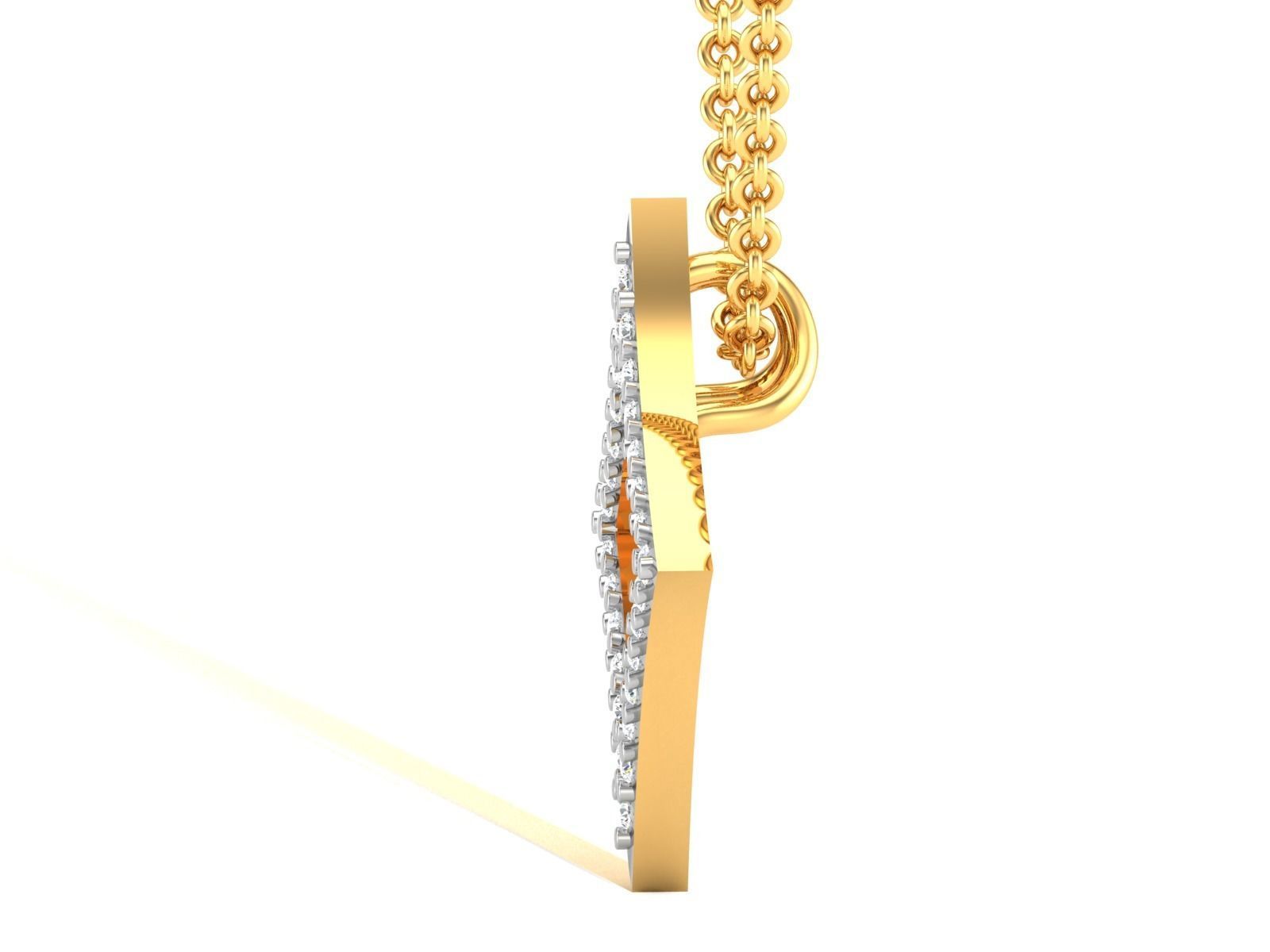 Women pendant 3dm render detail 3D print model_5