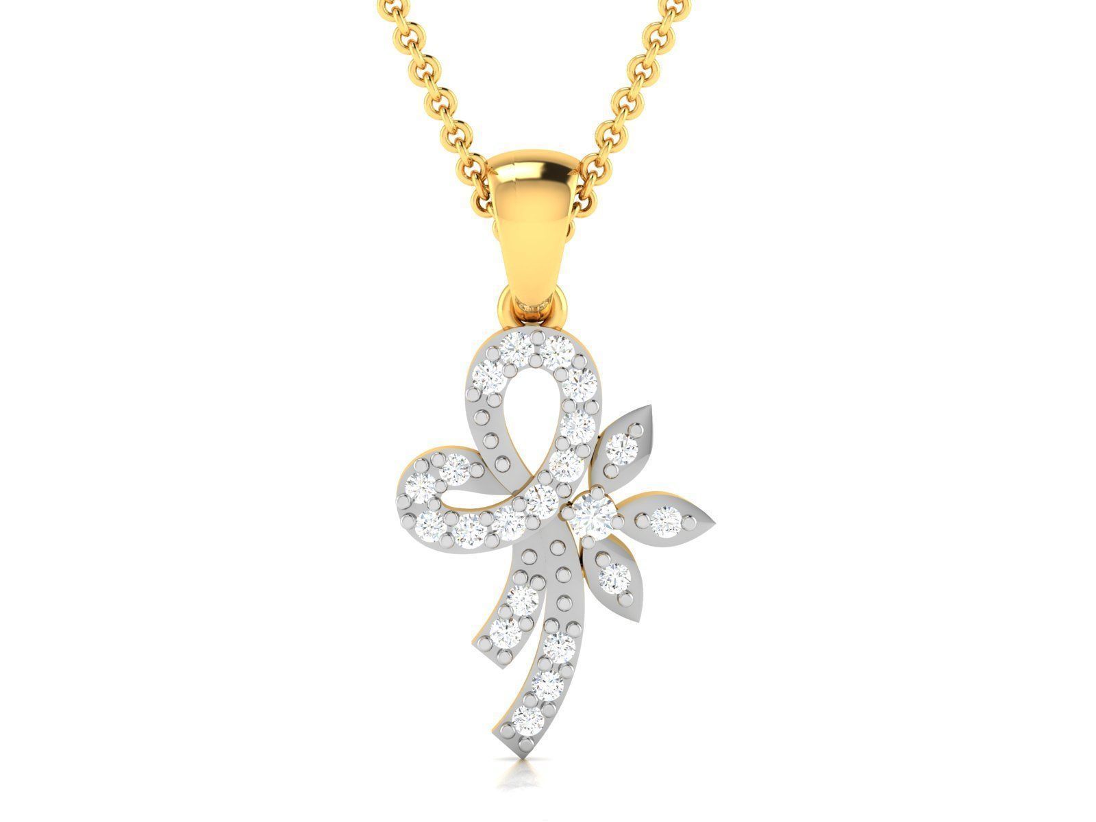 Women pendant 3dm render detail 3D print model_3