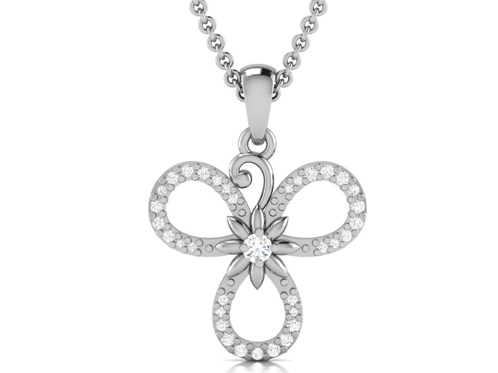 Women pendant 3dm render detail 3D print model_3