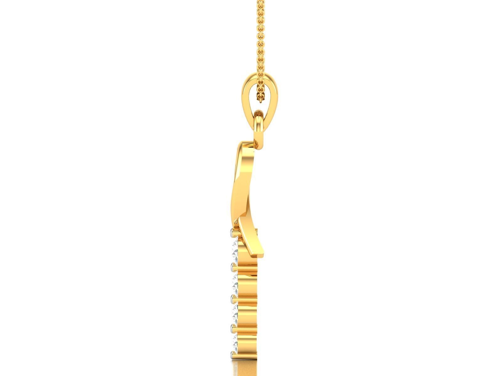 Women pendant 3dm render detail 3D print model_6