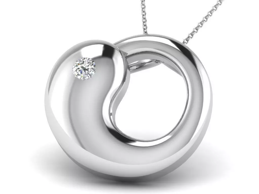 Women pendant 3dm render detail 3D print model_0