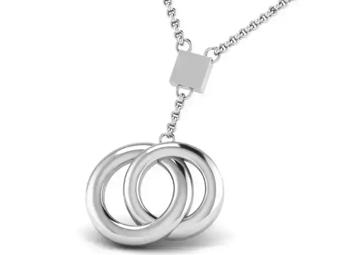 Women pendant 3dm render detail