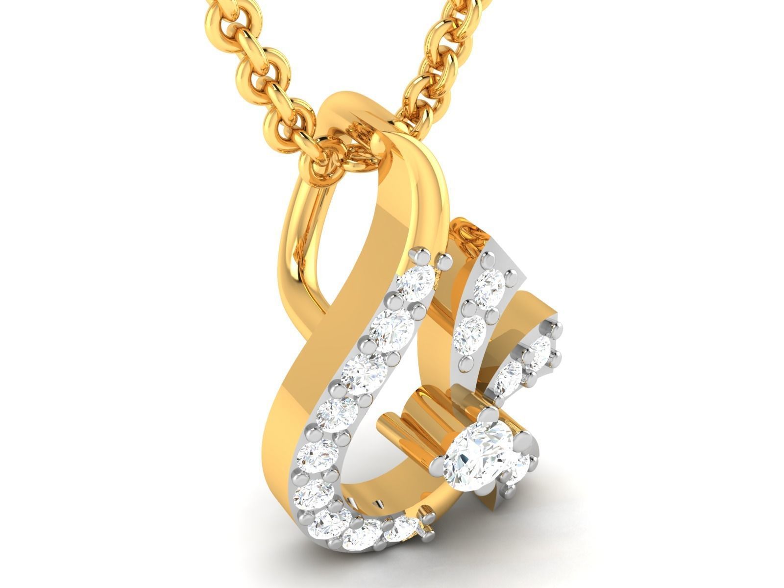 Women pendant 3dm render detail 3D print model_2