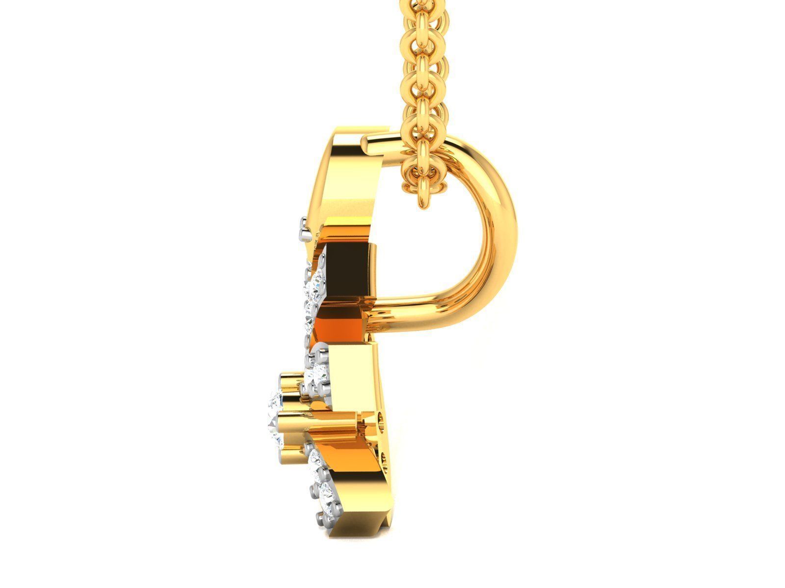 Women pendant 3dm render detail 3D print model_6