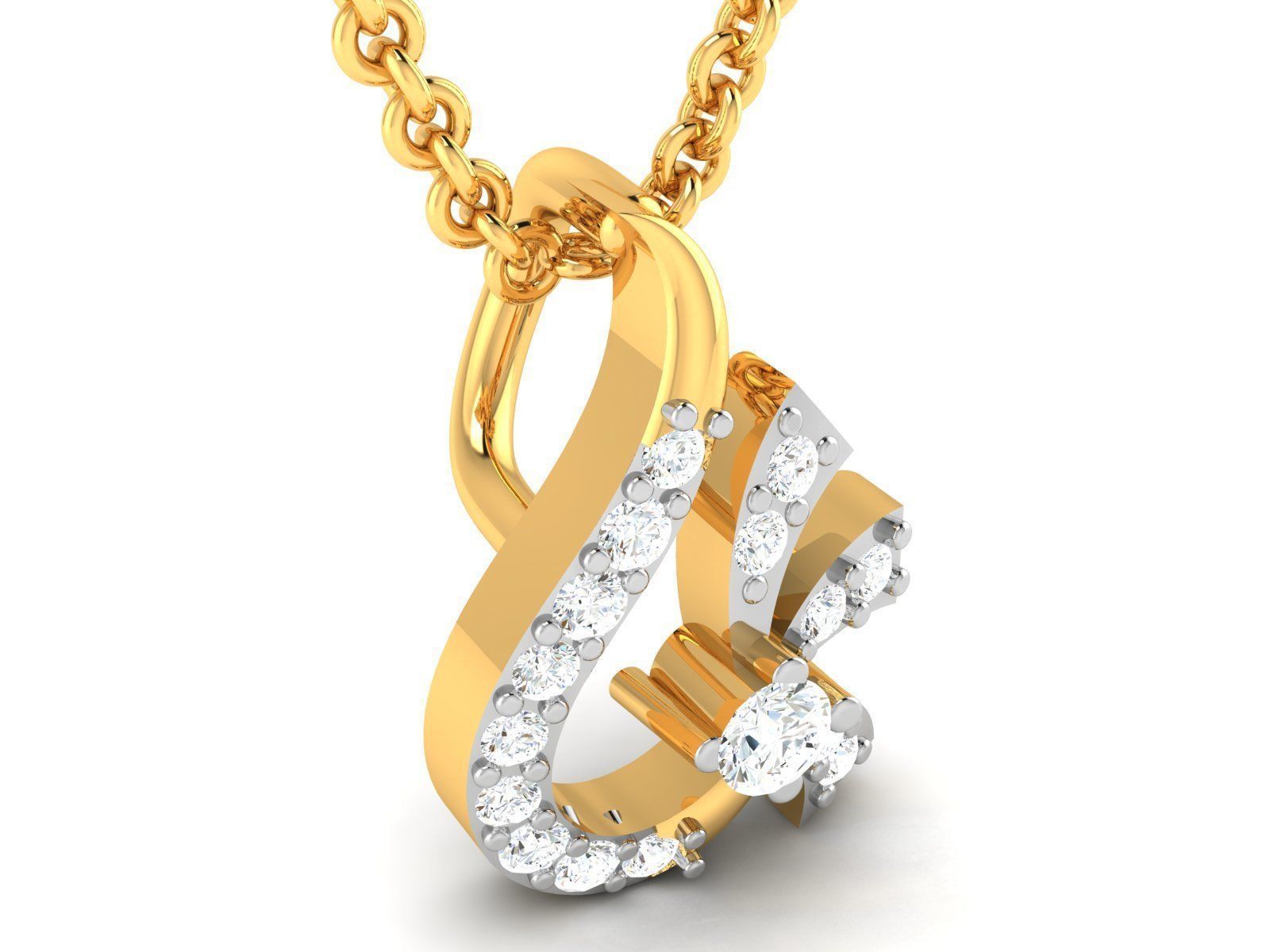 Women pendant 3dm render detail 3D print model_1