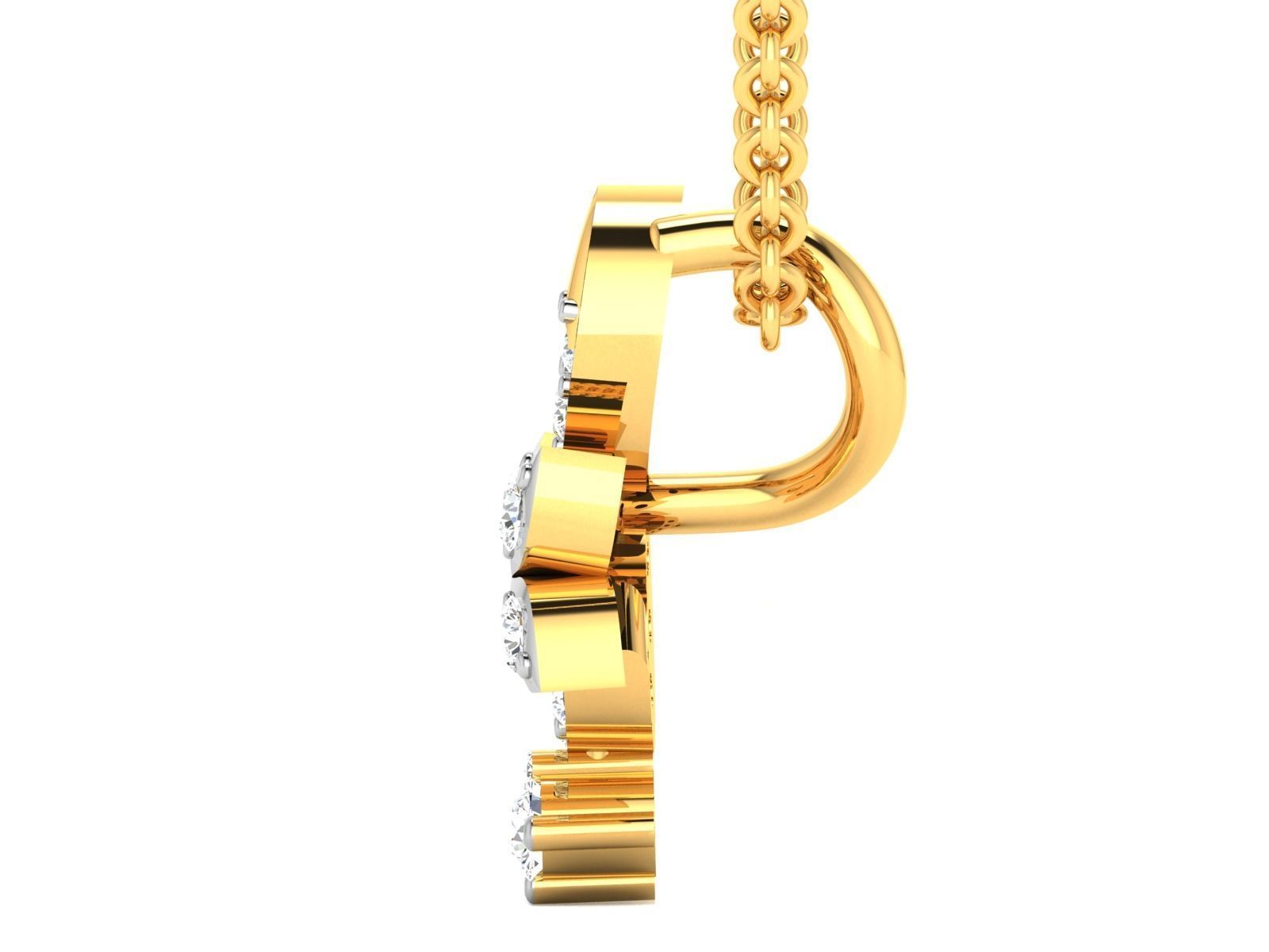 Women pendant 3dm render detail 3D print model_7