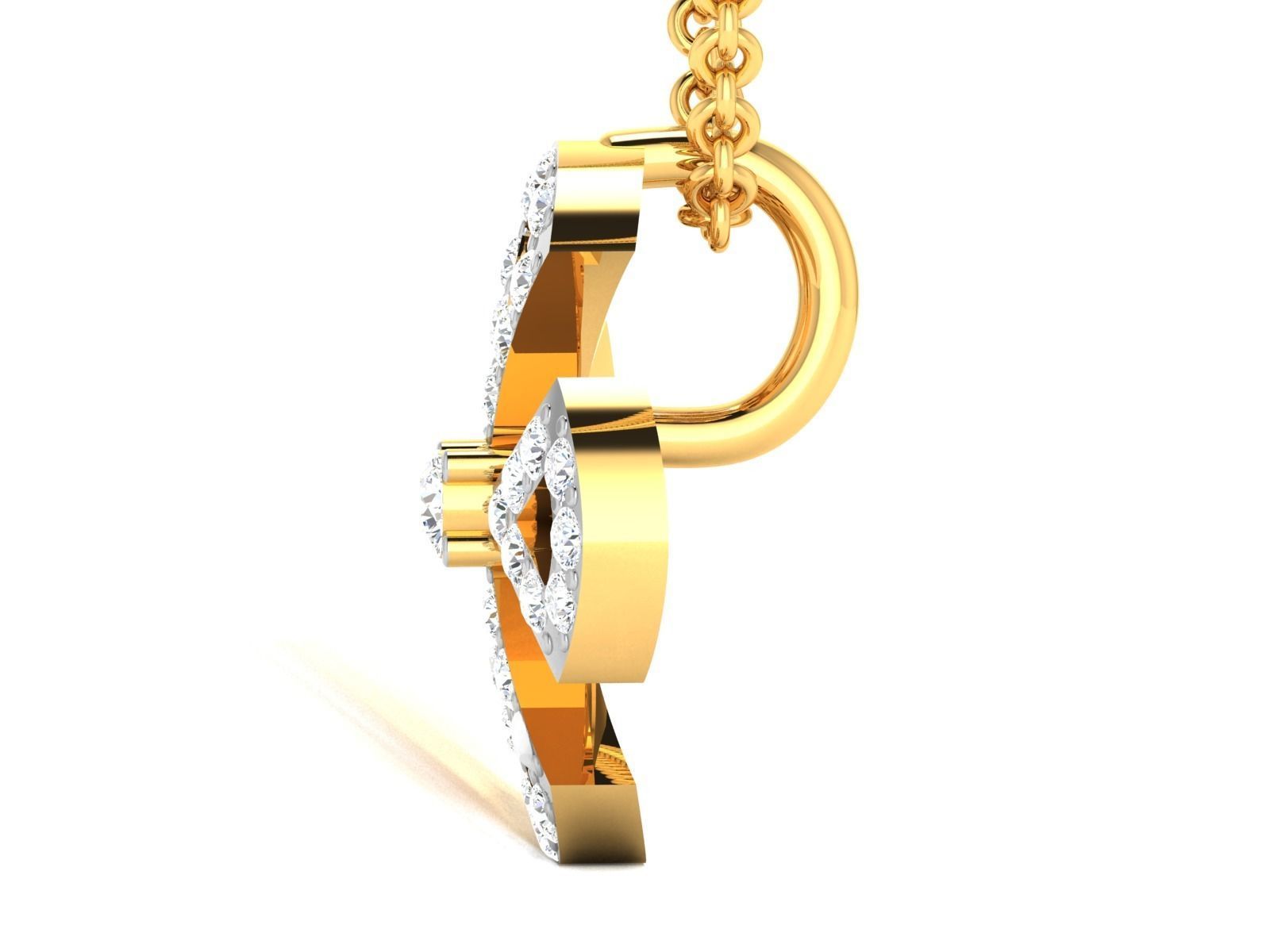 Women pendant 3dm render detail 3D print model_7