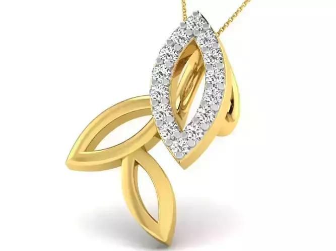 Women pendant 3dm render detail