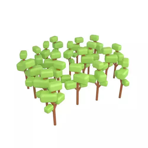 Cartoon Tree Group v1 001