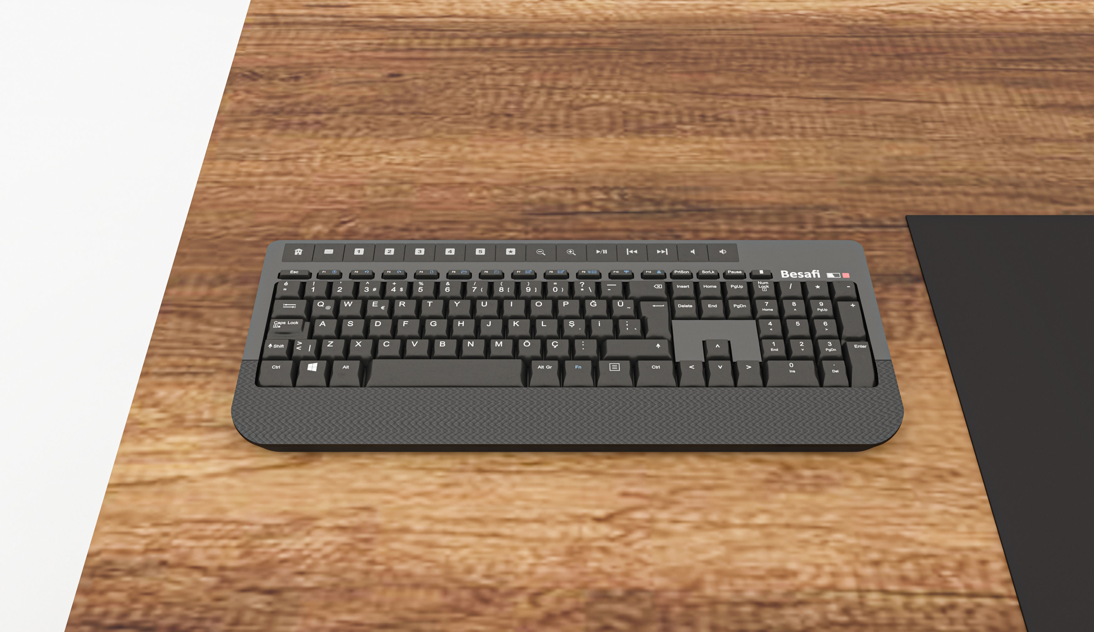 Keyboard 3d Model   With English Layout And Turkish Layout  3D model_3