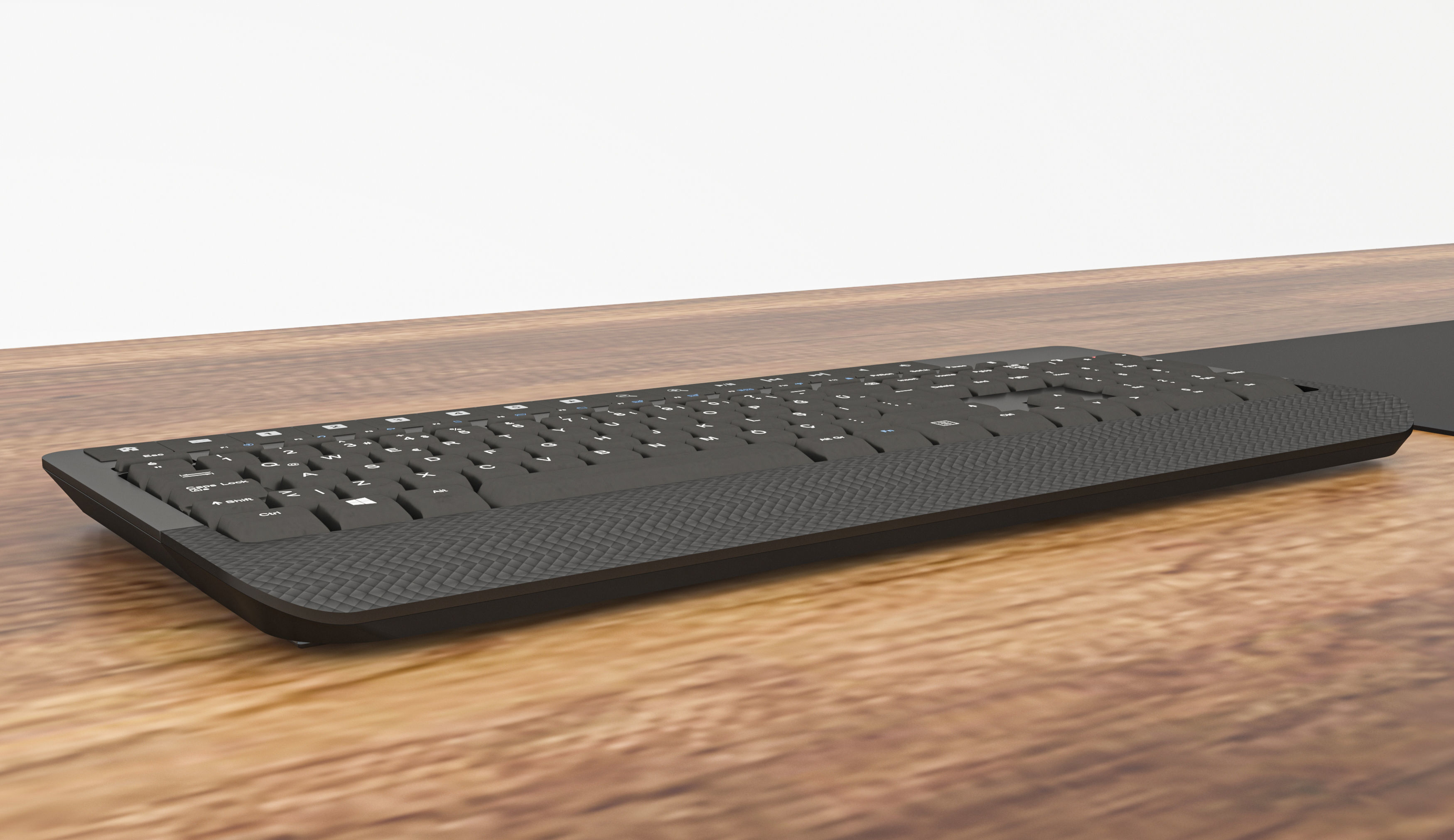 Keyboard 3d Model   With English Layout And Turkish Layout  3D model_2