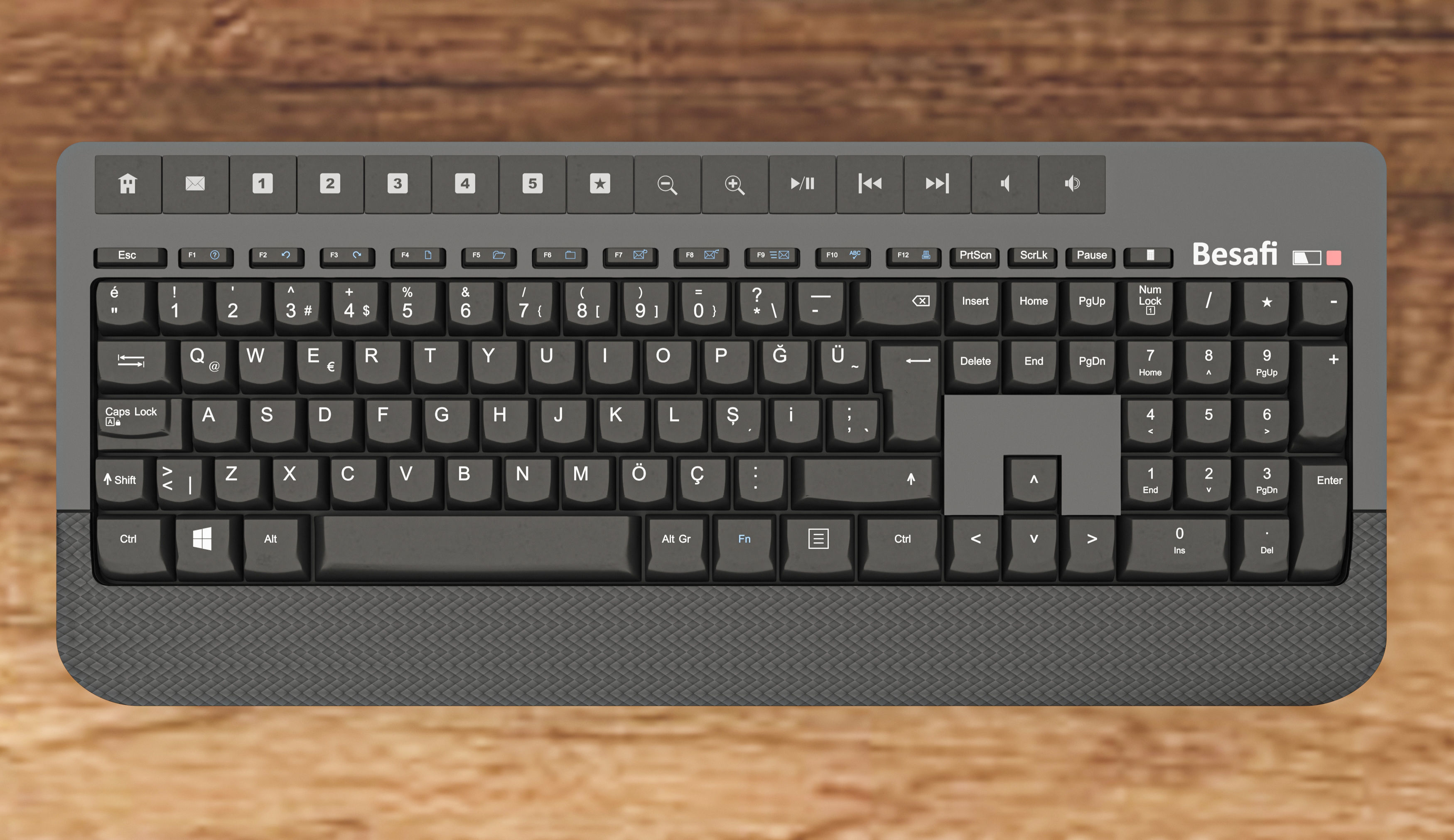 Keyboard 3d Model   With English Layout And Turkish Layout  3D model_1