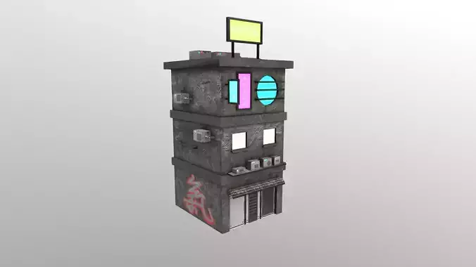 Cyberpunk City - Building 35