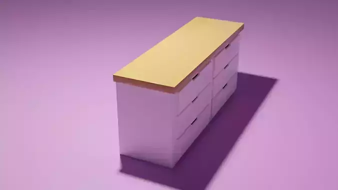 Cupboard chest of drawers