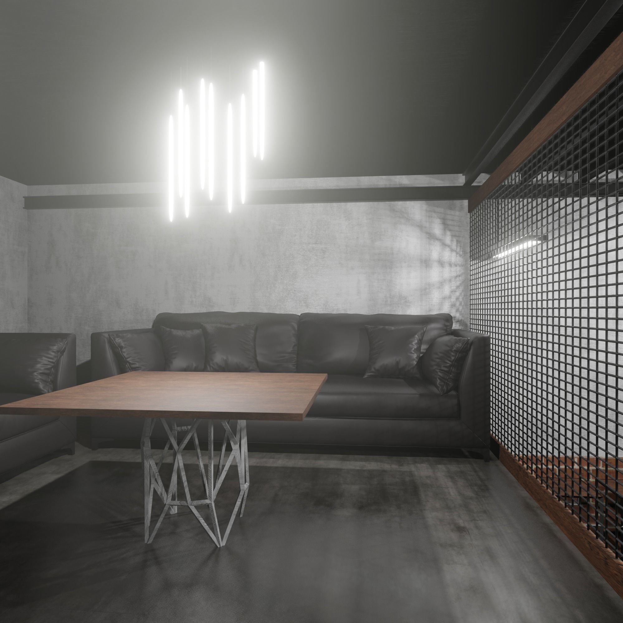 Warehouse loft 3D model_4