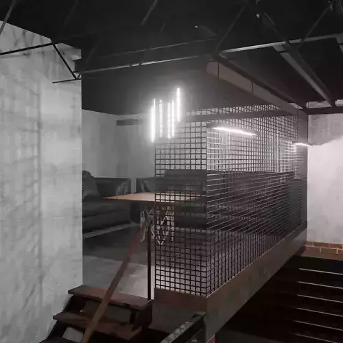 Warehouse loft 3D model