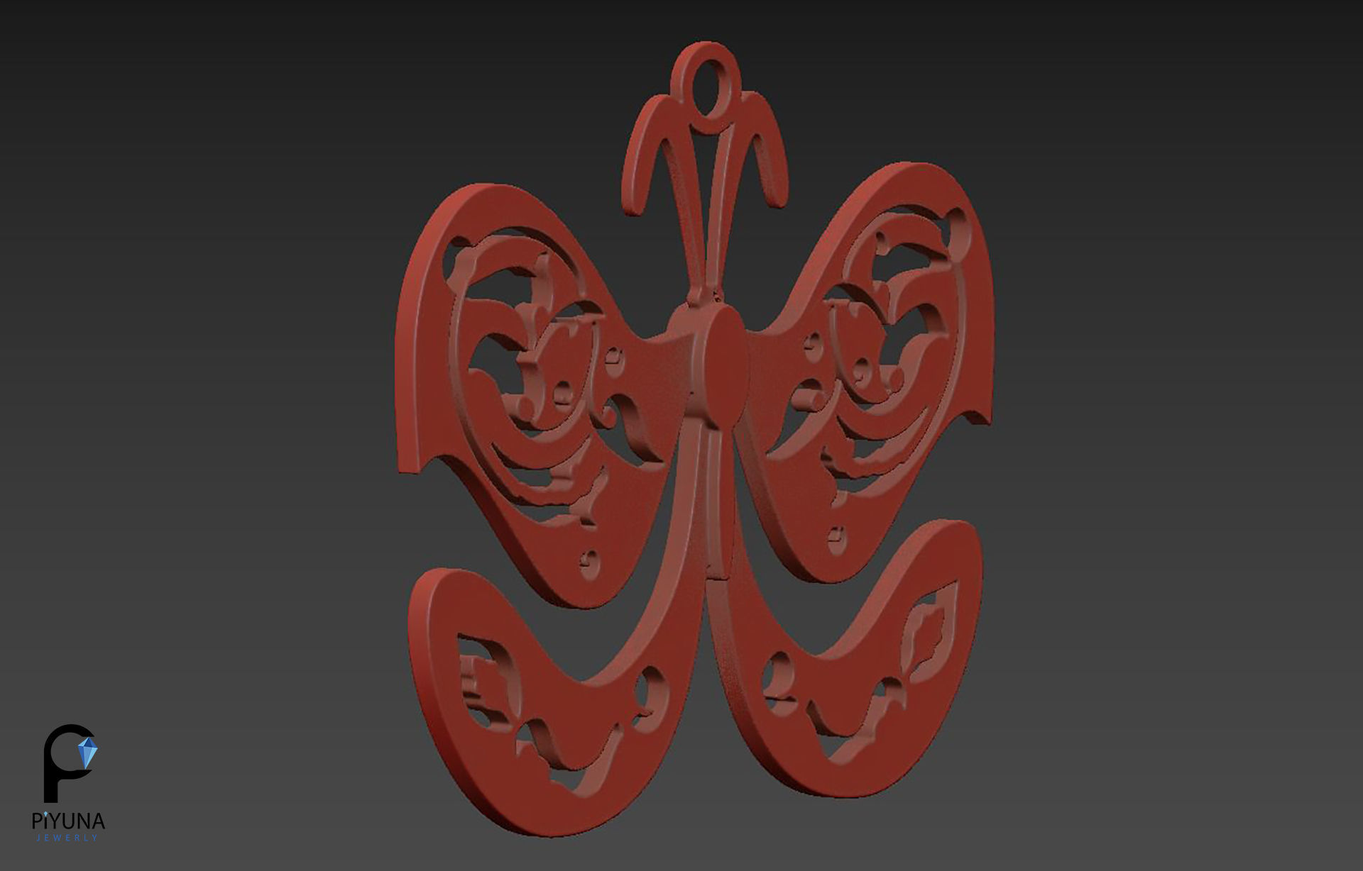 Pendant 019  3D print model_7