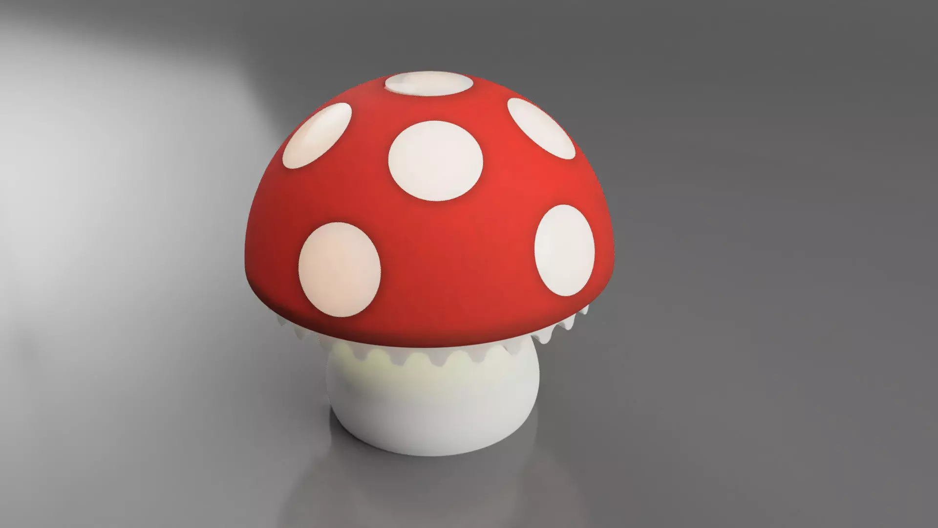 Mushroomlamp mushroom lamp 3D print model_0