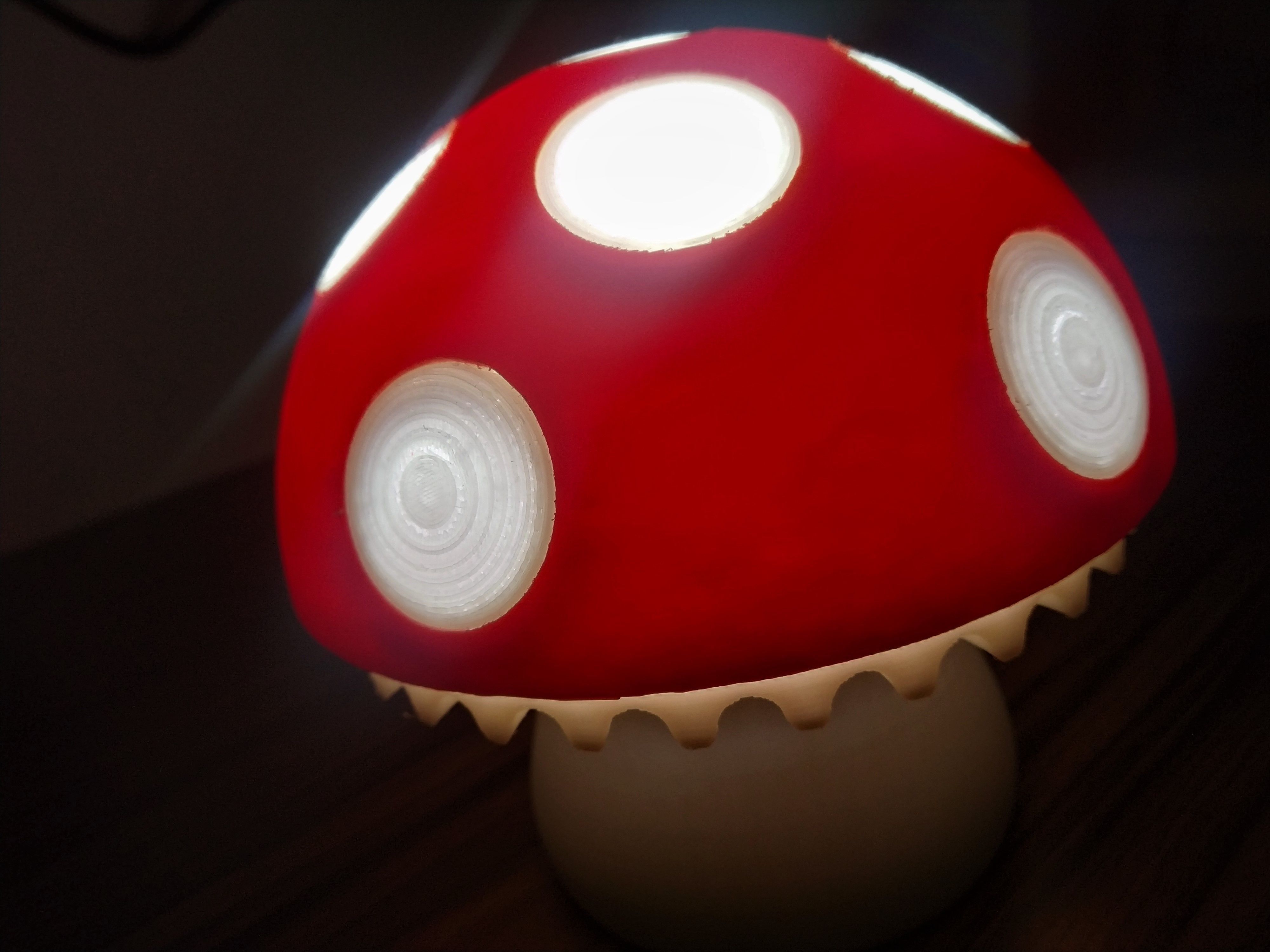 Mushroomlamp mushroom lamp 3D print model_8