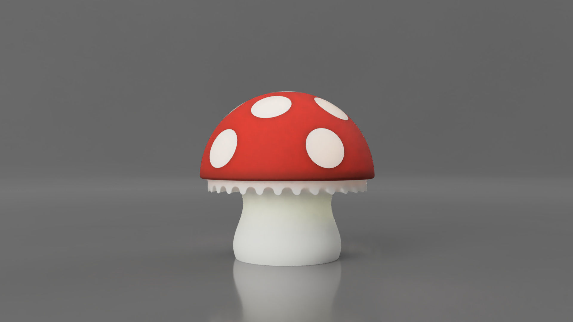 Mushroomlamp mushroom lamp 3D print model_1