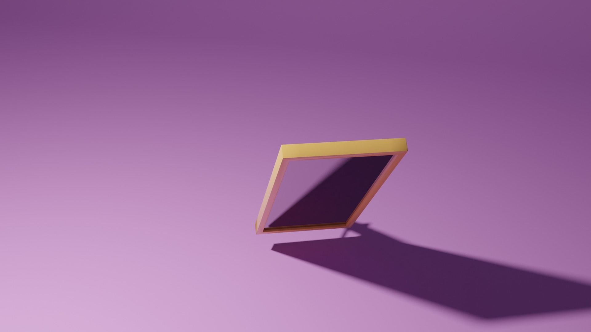 Large mirror Low-poly 3D model_5