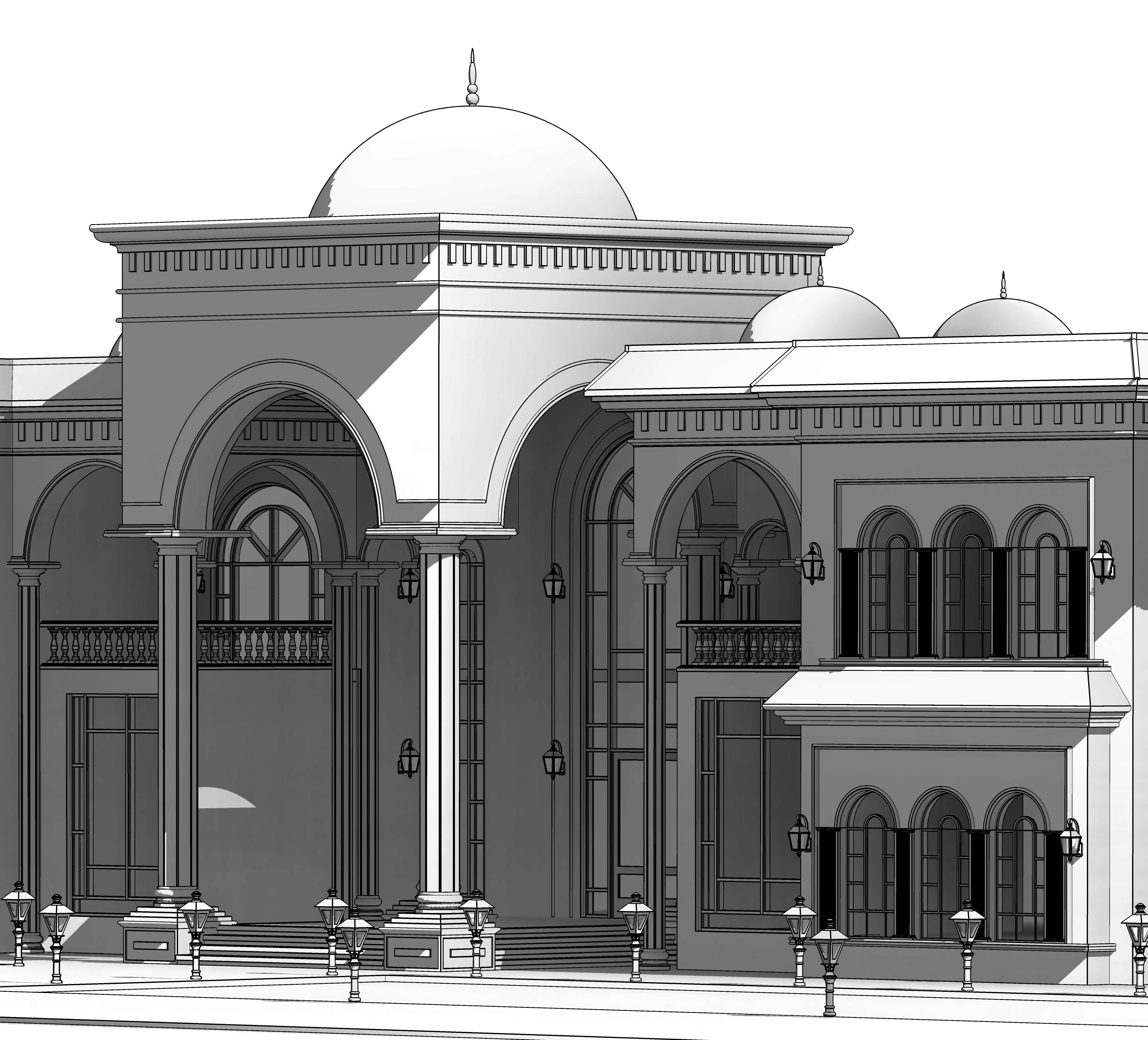 Classic Palace  N4 3D model_10