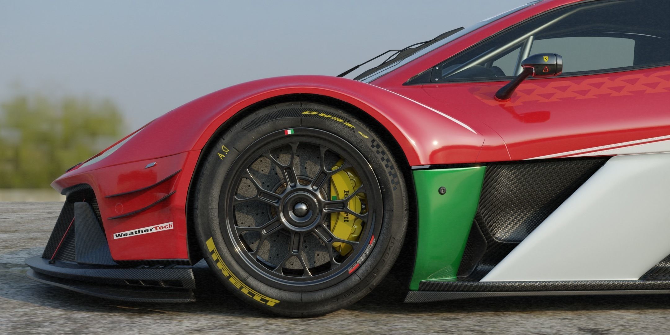 Ferrari 260GTB GT3 Concept car 3D model_3