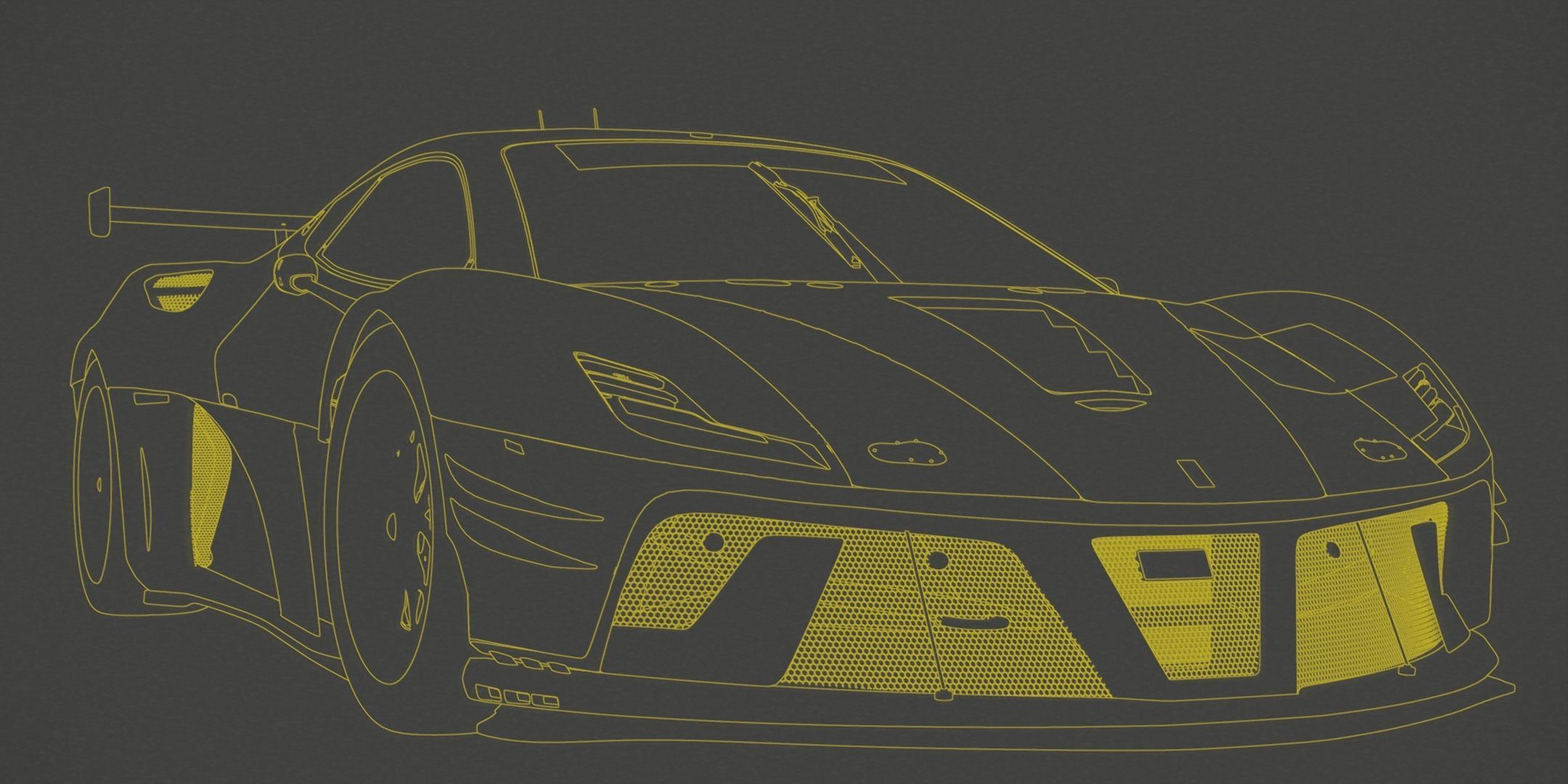 Ferrari 260GTB GT3 Concept car 3D model_11