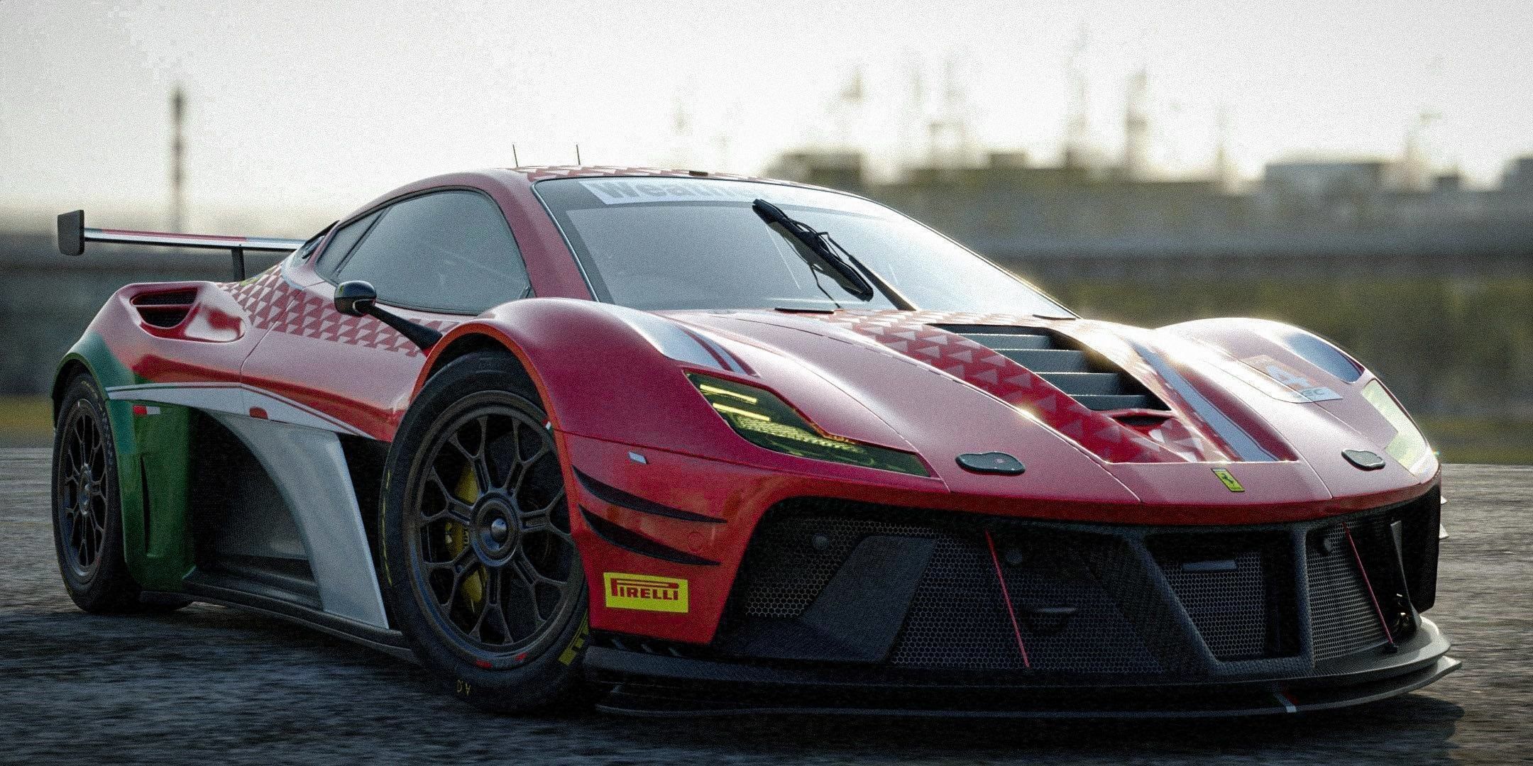 Ferrari 260GTB GT3 Concept car 3D model_2