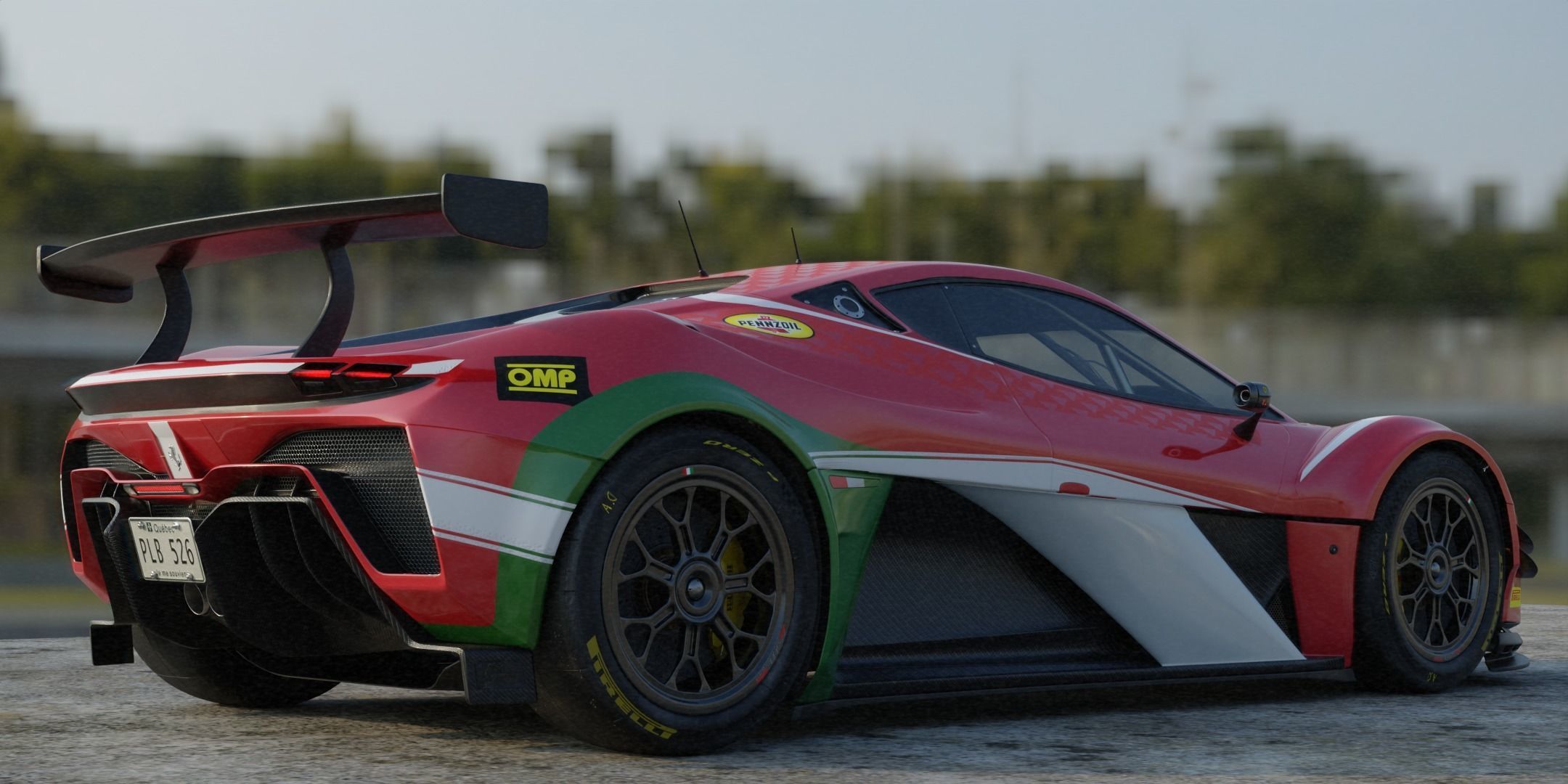 Ferrari 260GTB GT3 Concept car 3D model_5