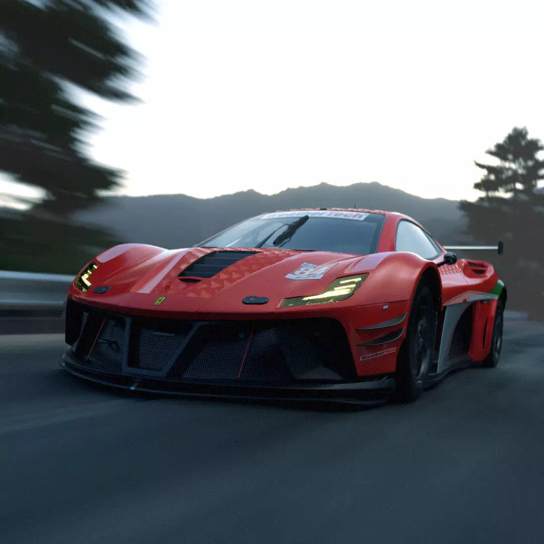 Ferrari 260GTB GT3 Concept car 3D model_0