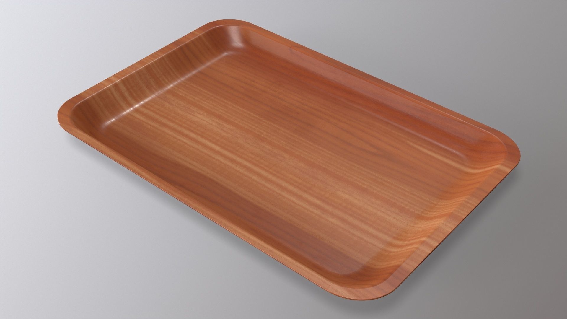 Canteen Tray Low-poly 3D model_3
