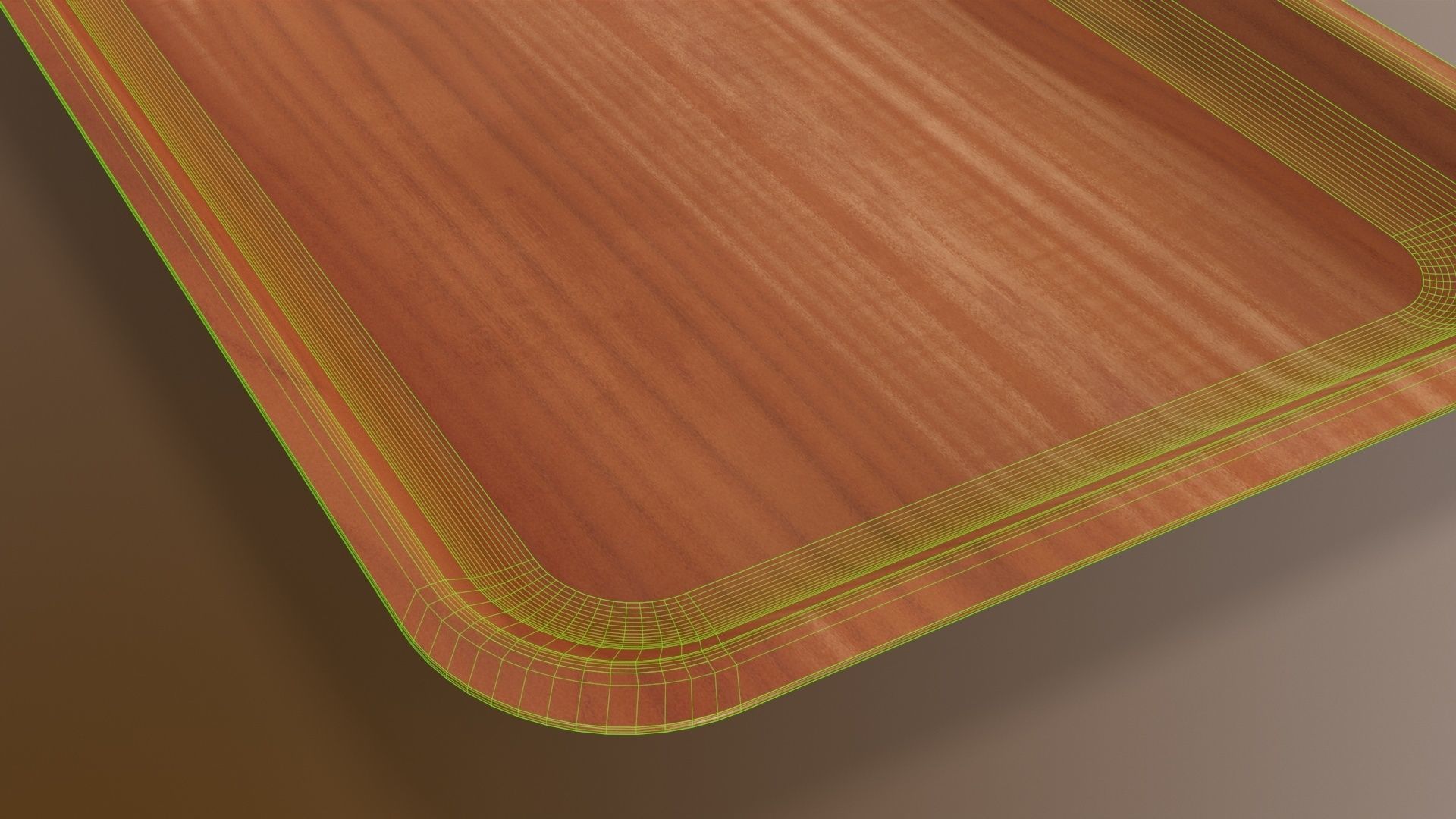 Canteen Tray Low-poly 3D model_8