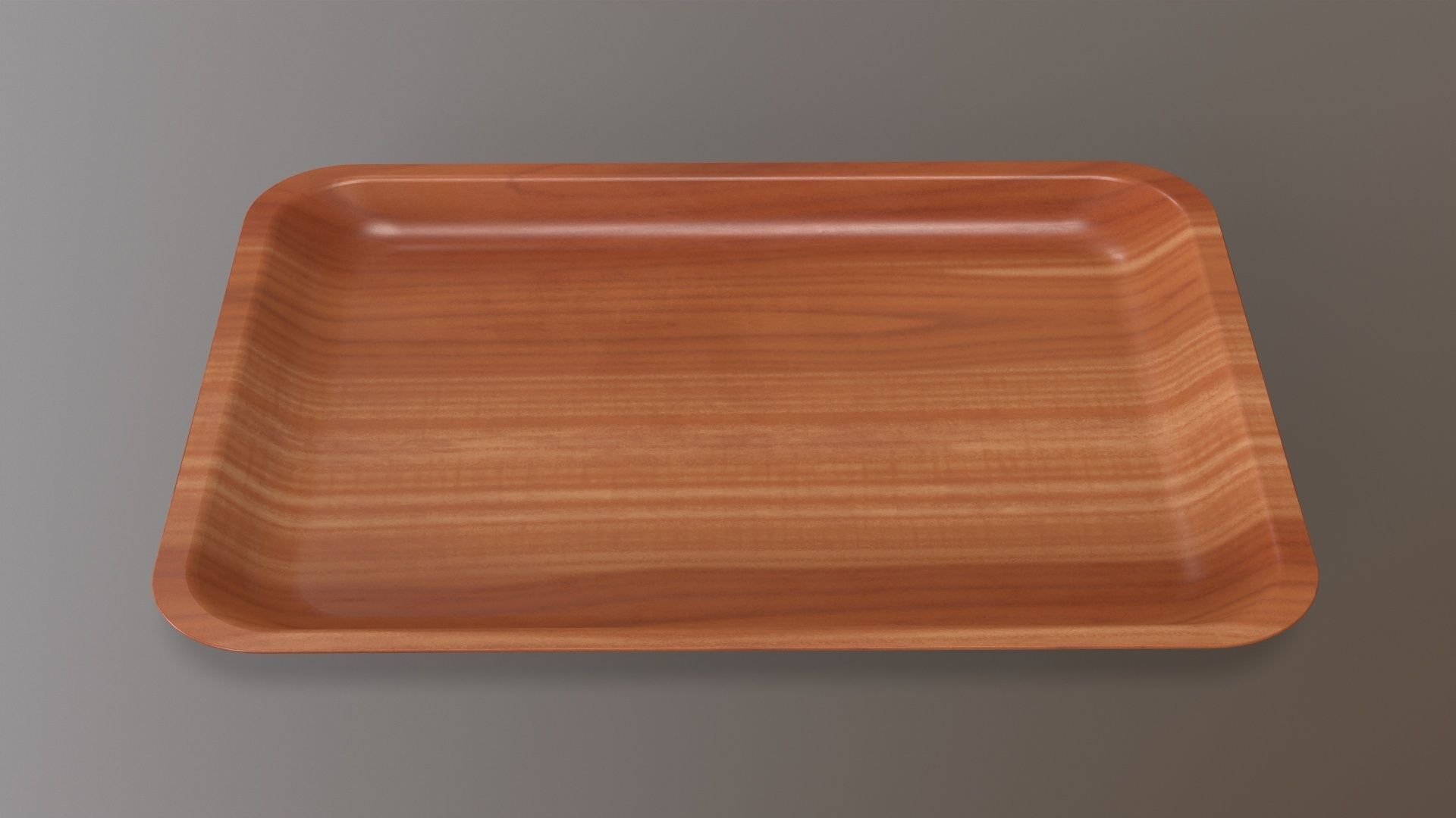 Canteen Tray Low-poly 3D model_2