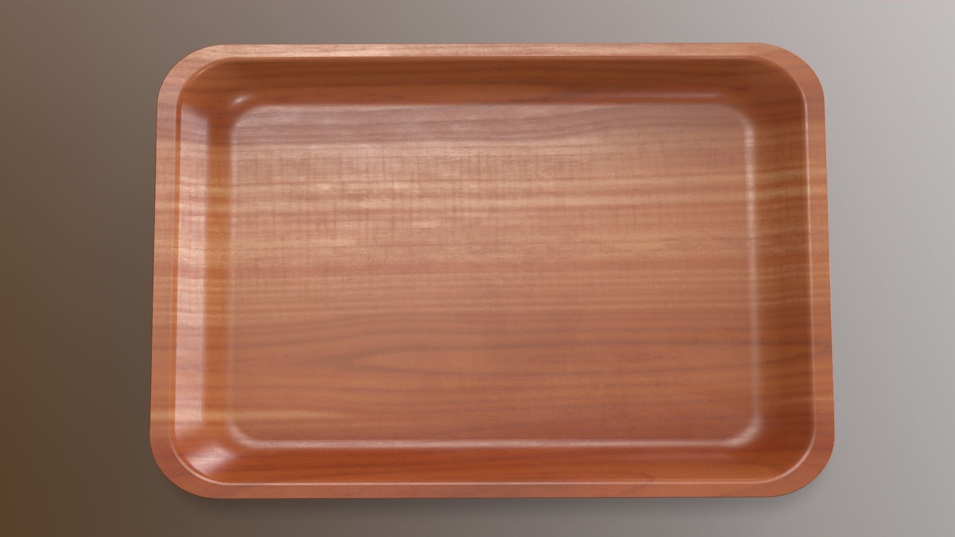 Canteen Tray Low-poly 3D model_6