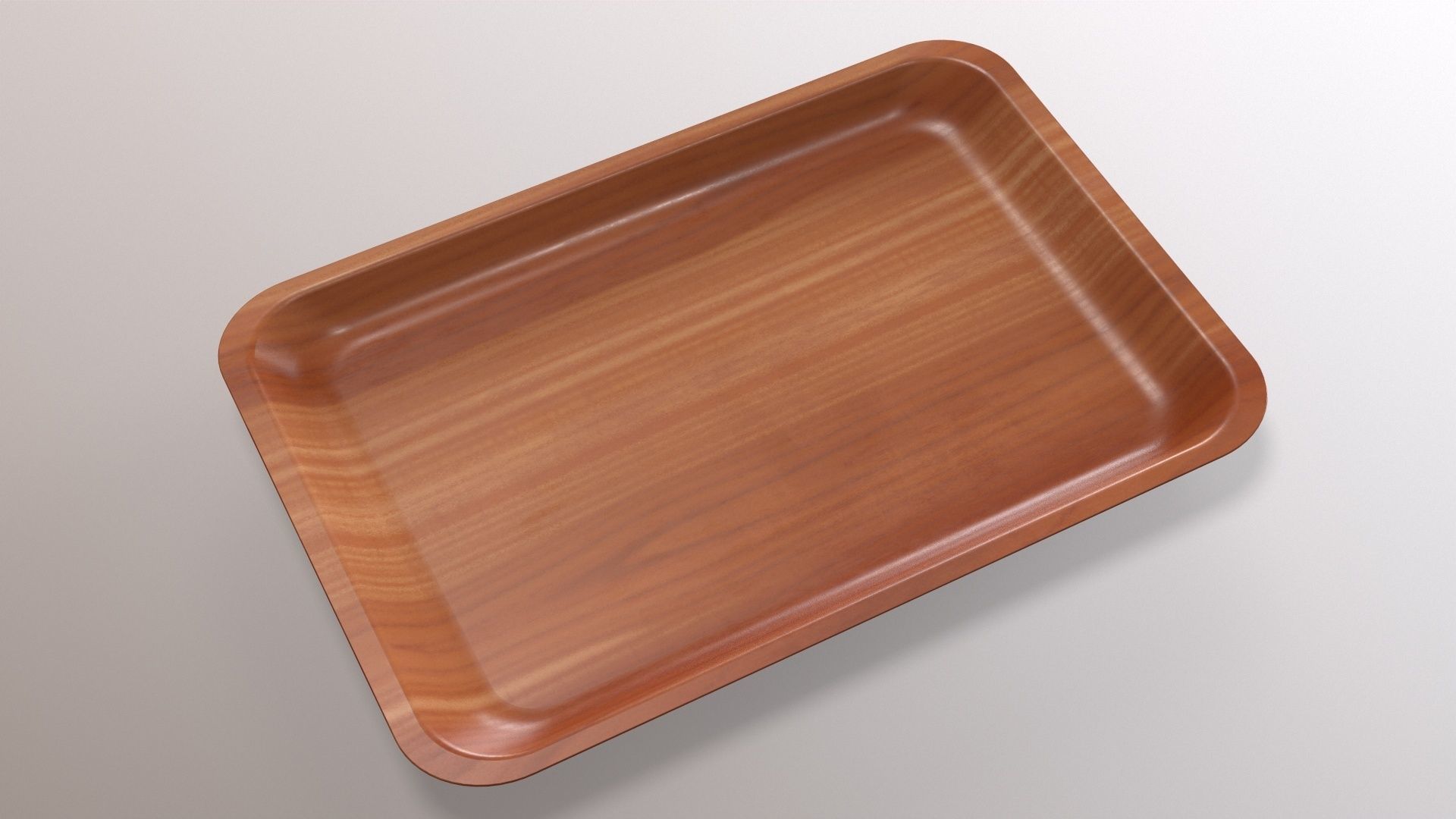 Canteen Tray Low-poly 3D model_5