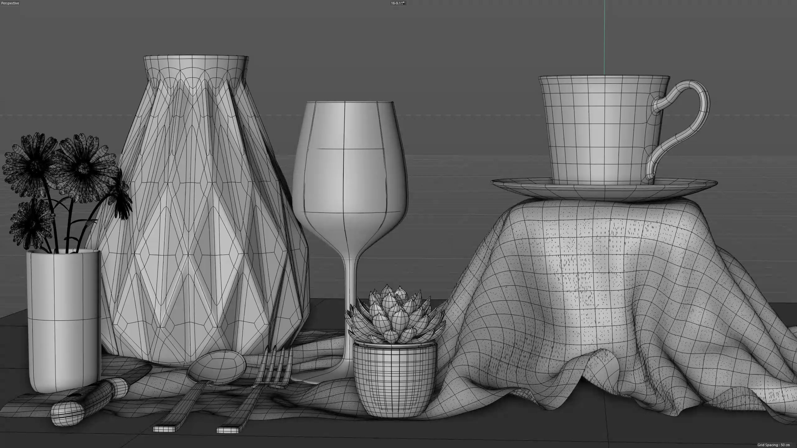 Project file Daily Render 01 Cinema 4D and Redshift render 3D model_3