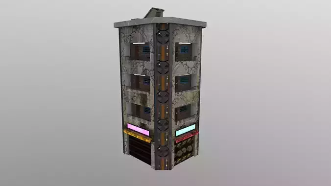 Cyberpunk City - Building 39