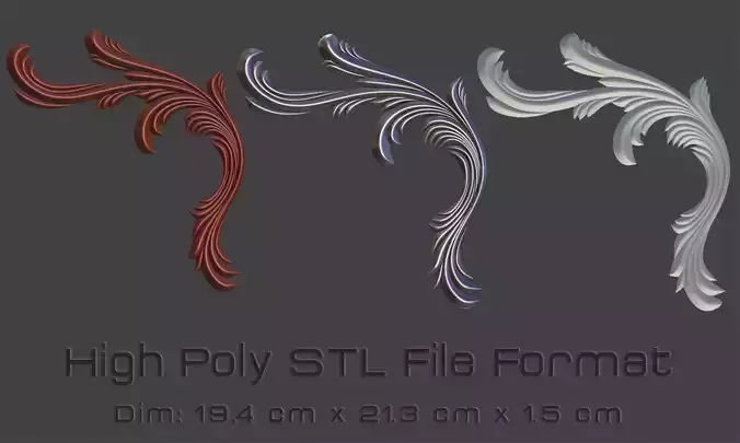 Wooden Corner Ornate