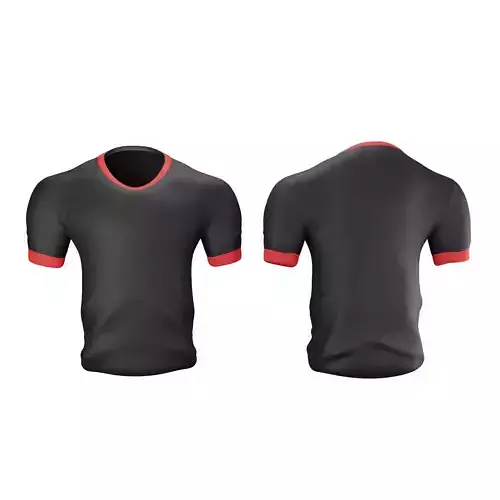 Jersey Front and Back Low-poly 3D model