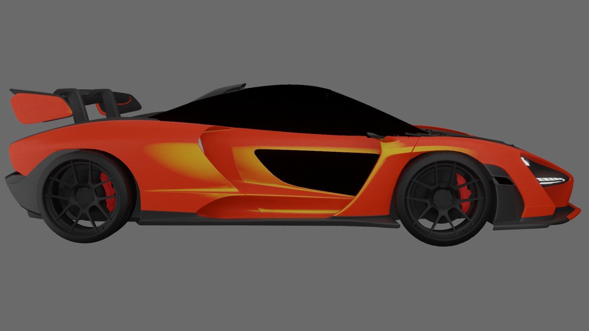 Mclaren Senna 3D model_2