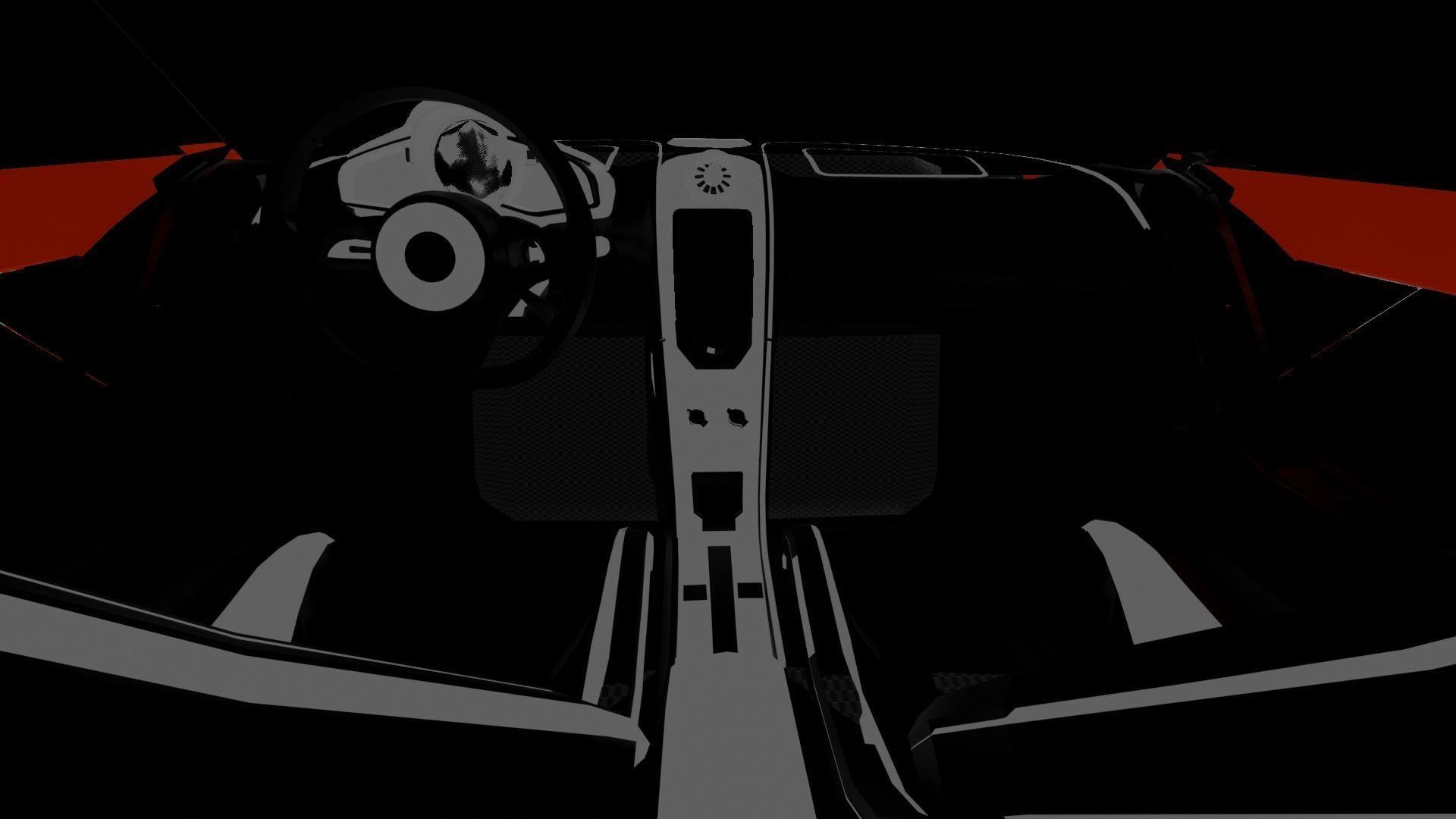 Mclaren Senna 3D model_4