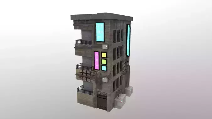Cyberpunk City - Building 40