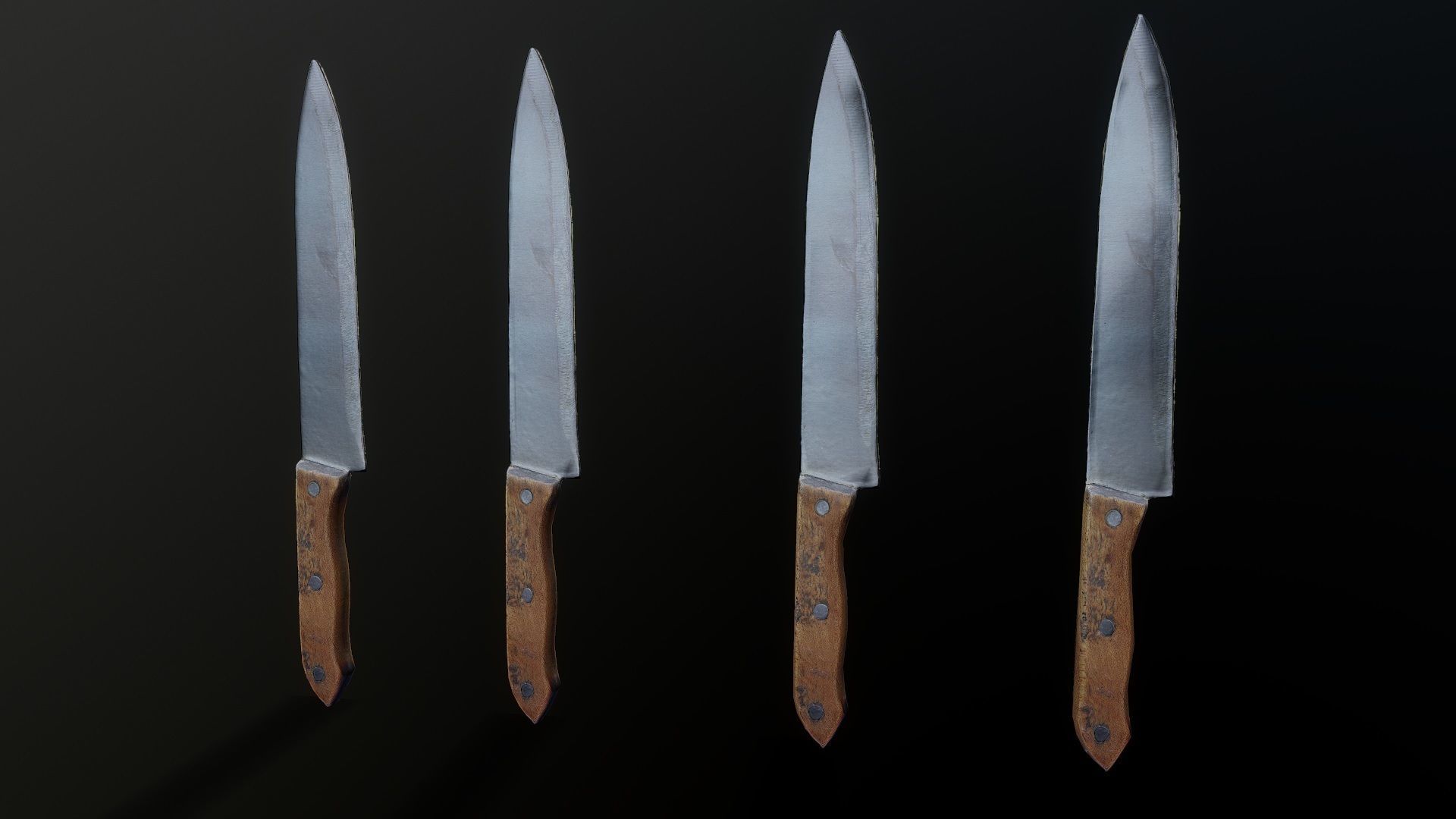3D Scan Kitchen Knife 01 Low-poly 3D model_4