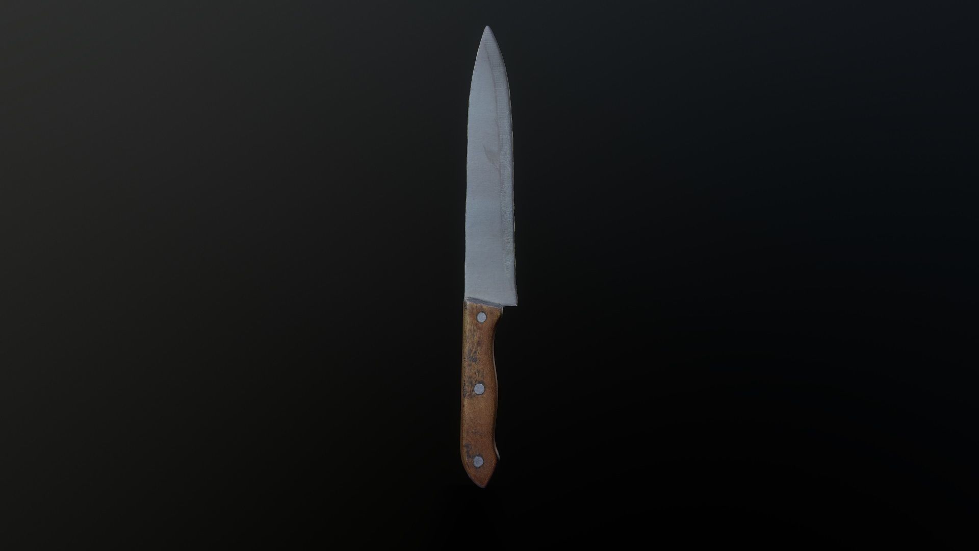 3D Scan Kitchen Knife 01 Low-poly 3D model_2