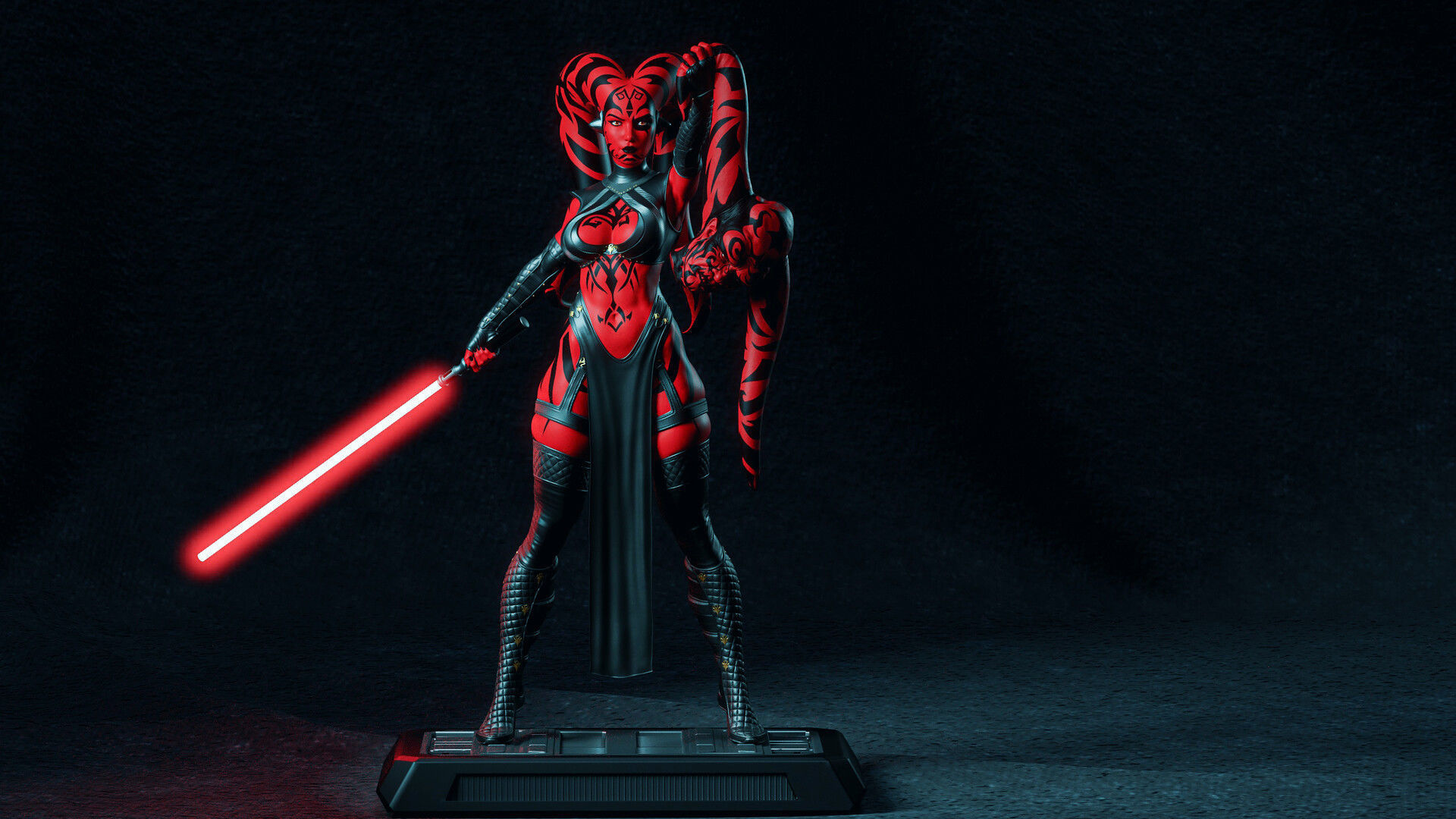 Darth Talon Redesign 3D print model_1