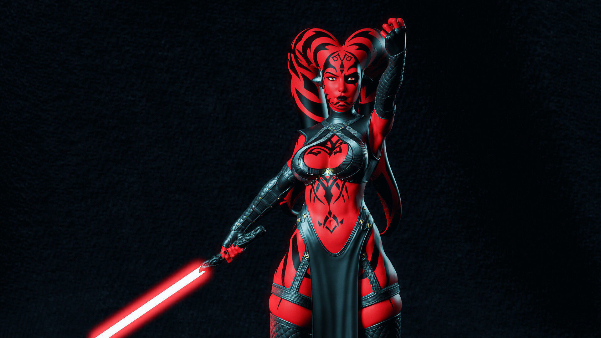 Darth Talon Redesign 3D print model_2