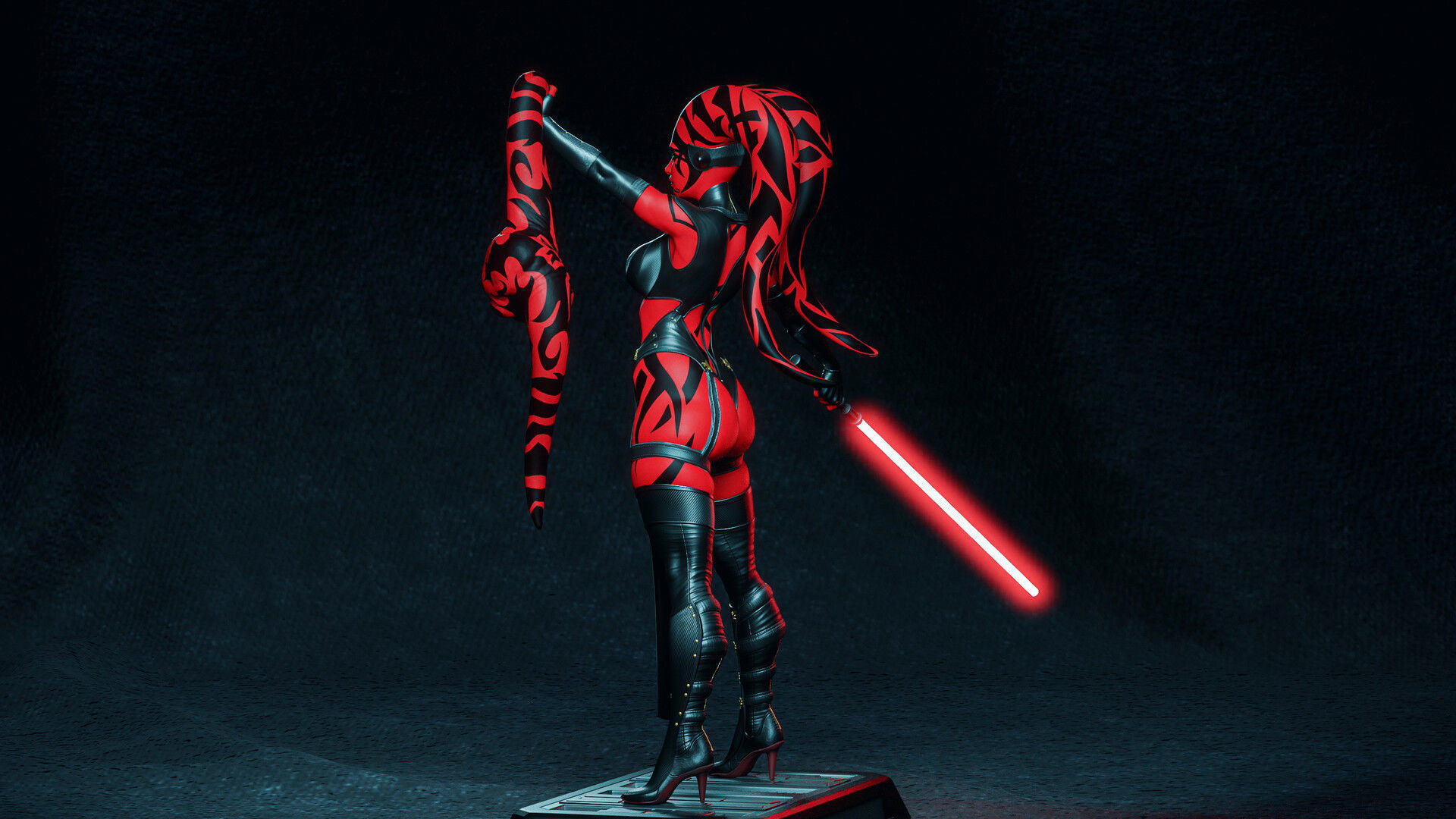 Darth Talon Redesign 3D print model_8