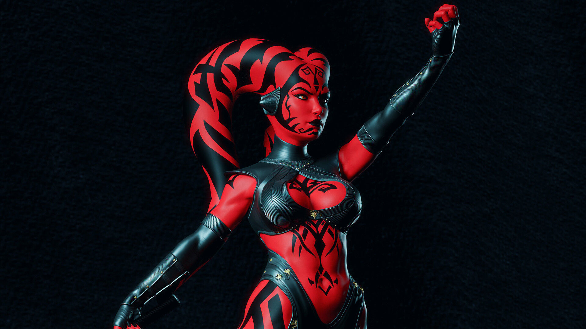 Darth Talon Redesign 3D print model_7
