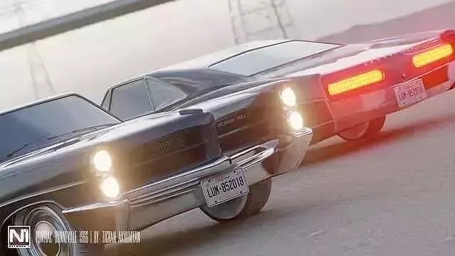 Pontiac Bonneville 1966 Black